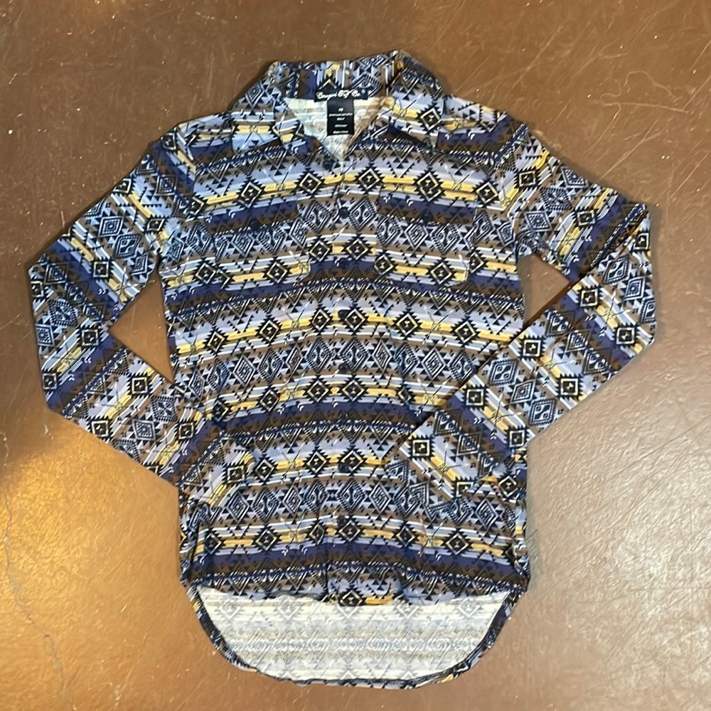 Cowgirl Tuff Company Pull Over Button-up